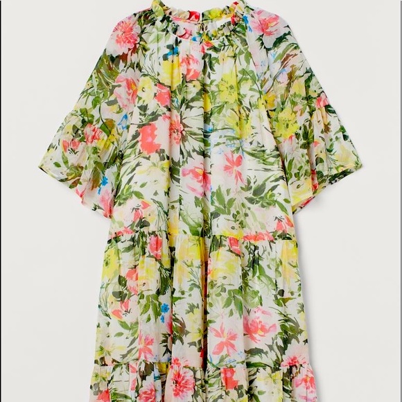 H&M Dresses & Skirts - FINAL SALE: H&M EUC Floral A-line Mini Dress XL